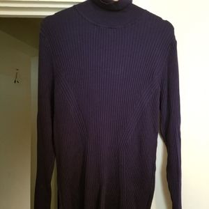 Lane Bryant rib-knit turtleneck sweater
